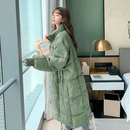 Women's Extra Long Padded Winter Coat