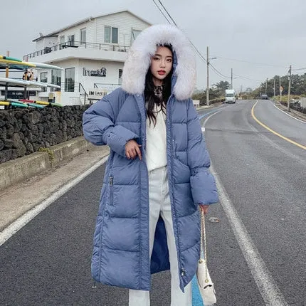Women's Extra Long Padded Winter Coat