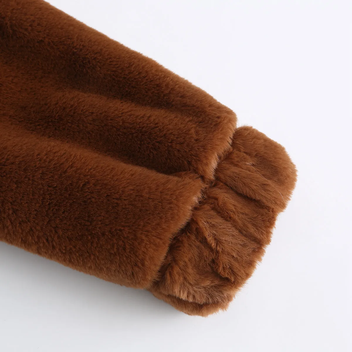 Women's Hooded Faux Fur Jacket