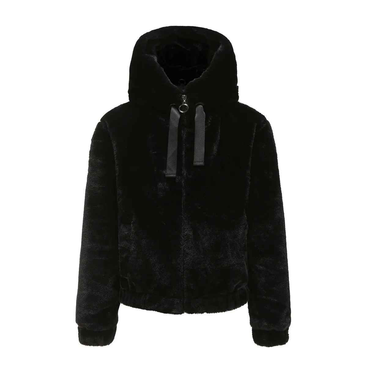 Women's Hooded Faux Fur Jacket