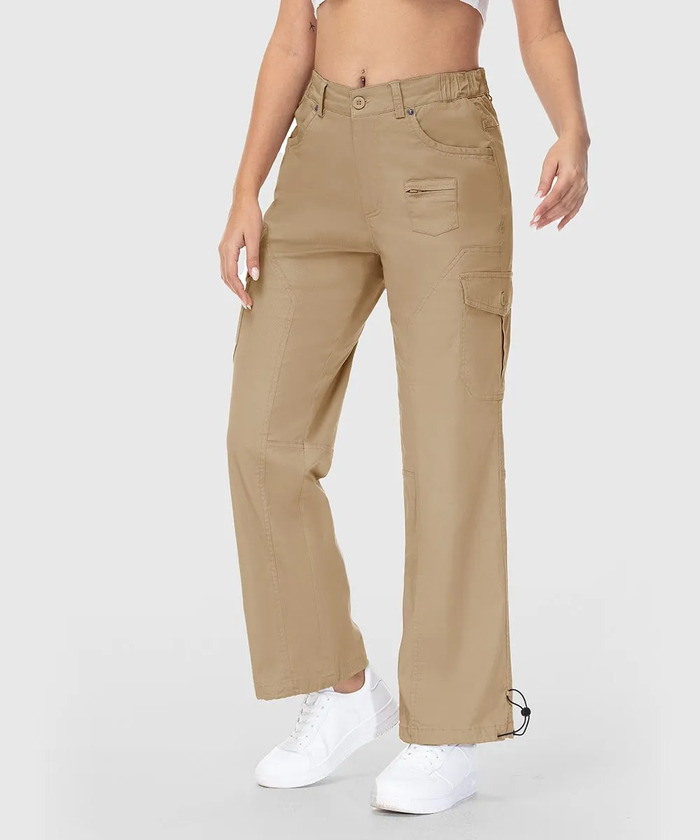 Women's Loose Straight Leg Hiking Cargo Pants